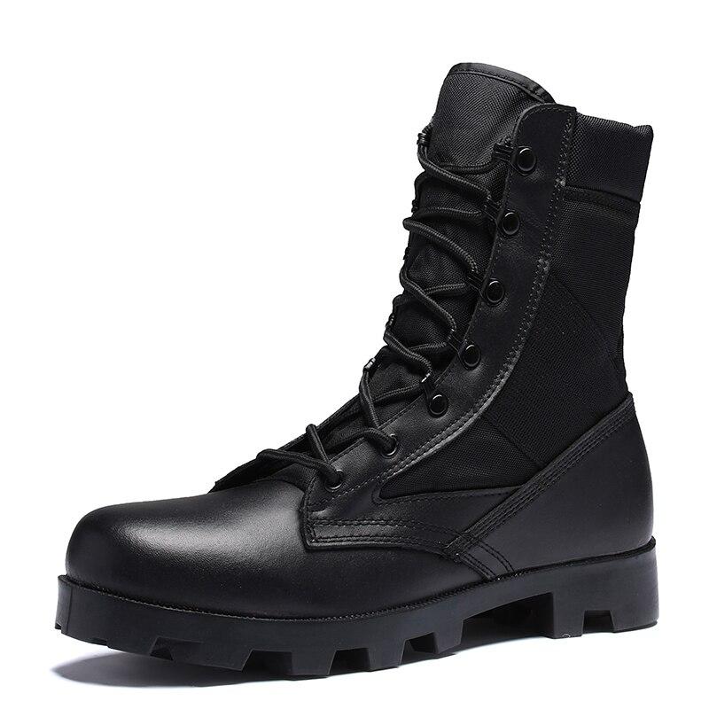 ultraleicht Männer Armee Stiefel Military Schuhe Kampf Tactical Ankle Stiefel Für Männer Wüste/Dschungel Stiefel Outdoor Schuhe Größe 39-46 - SIKAINI