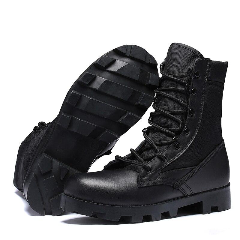 ultraleicht Männer Armee Stiefel Military Schuhe Kampf Tactical Ankle Stiefel Für Männer Wüste/Dschungel Stiefel Outdoor Schuhe Größe 39-46 - SIKAINI
