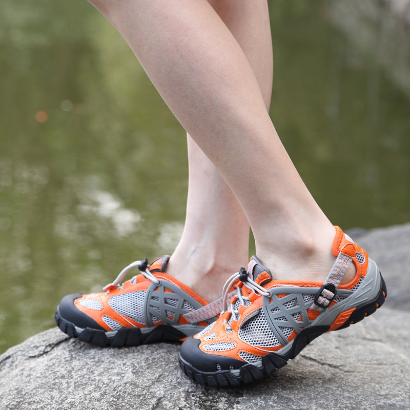 SIKAINI Men‘s Barefoot Mesh Water Shoes
