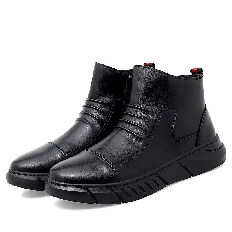 Business Casual Hohe Stiefel Martin Stiefel Herrenschuhe - SIKAINI