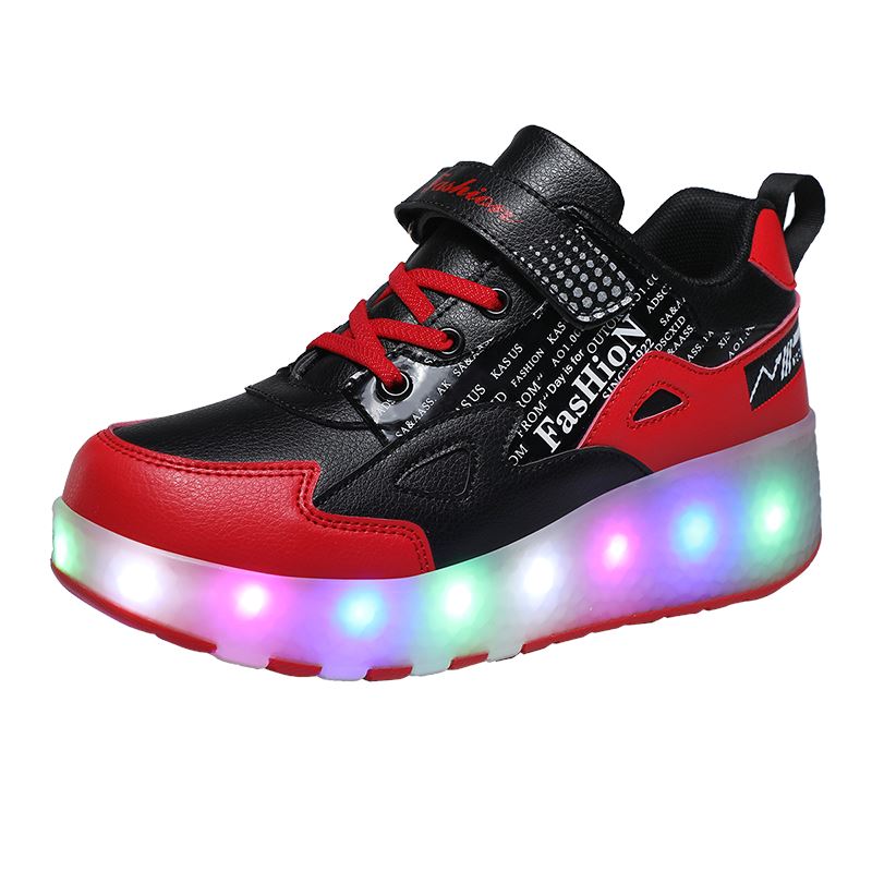 Kinder Schuhe mit Rädern Roller Schuhe Jungen Mädchen LED Light Wheel Schuhe Roller Sneakers Schuhe mit Rollen - SIKAINI