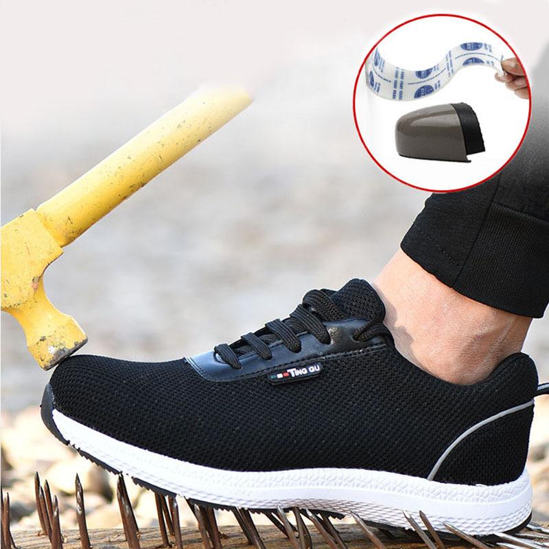 Männer Schutzhülle Schuhe Neue Stahl Kopf Anti-smashing Anti-piercing Sicherheit Schuhe Atmungs Deodorant Isolierte Elektriker Schuhe - SIKAINI