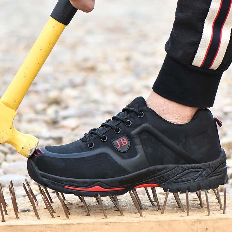 Männer StahlKappe Arbeit Sicherheit Schuhe Atmungsaktive Schutz Schuhe - SIKAINI