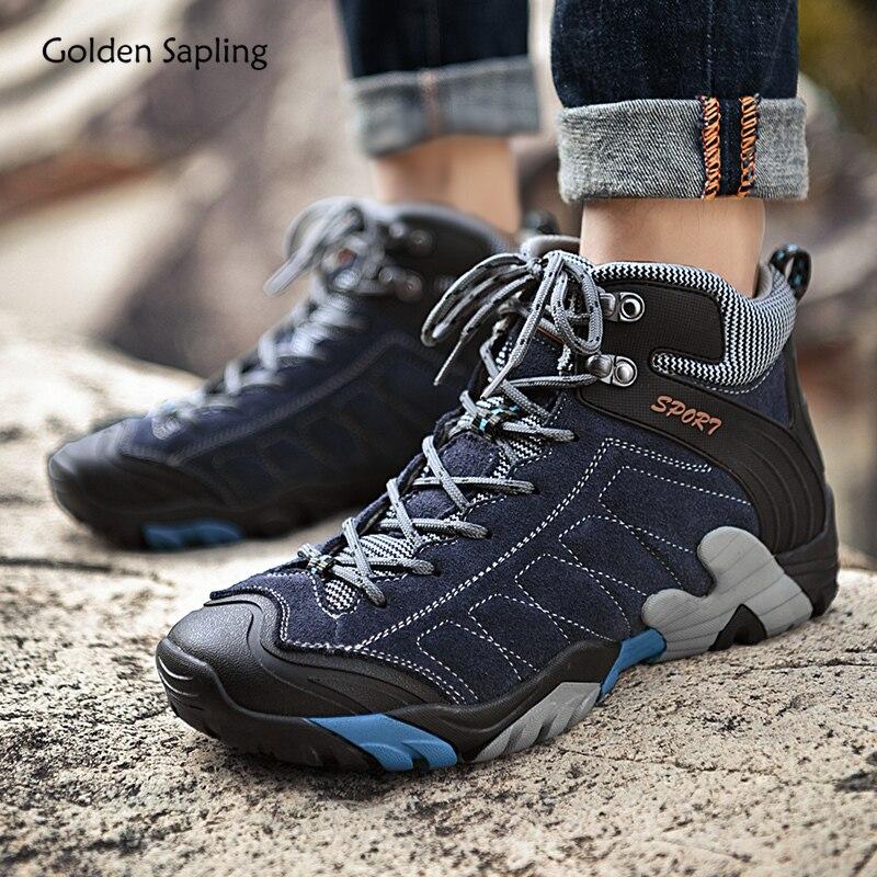 Outdoor herren Stiefel Bergsteigen Schuhe Retro Stil Turnschuhe für Wandern Trekking Hoch oben Taktische Schuhe Männer - SIKAINI