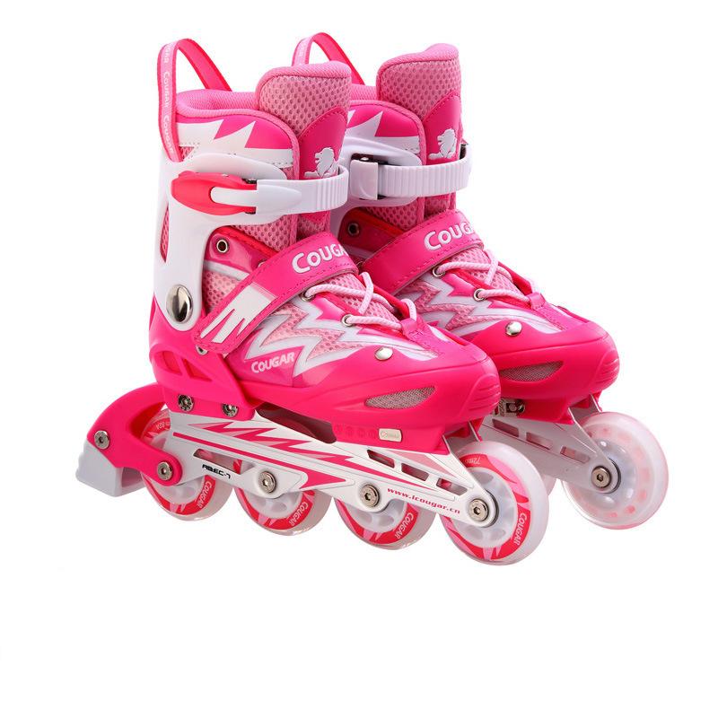 Rollschuhe 4-Rad Inline Skates Kinder Jungen Mädchen Erwachsene Inline Triple Lock Atmungsaktive Skateschuhe - SIKAINI