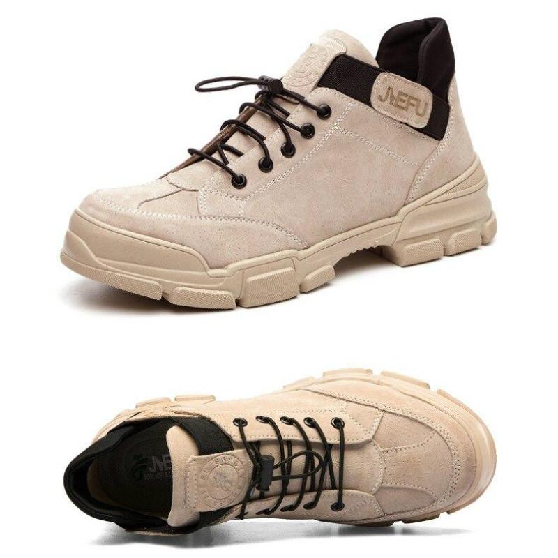 Sicherheit Arbeit Schuhe Atmungsaktive Slip Auf Casual Stiefel Für Männer Arbeitsschuhe - SIKAINI